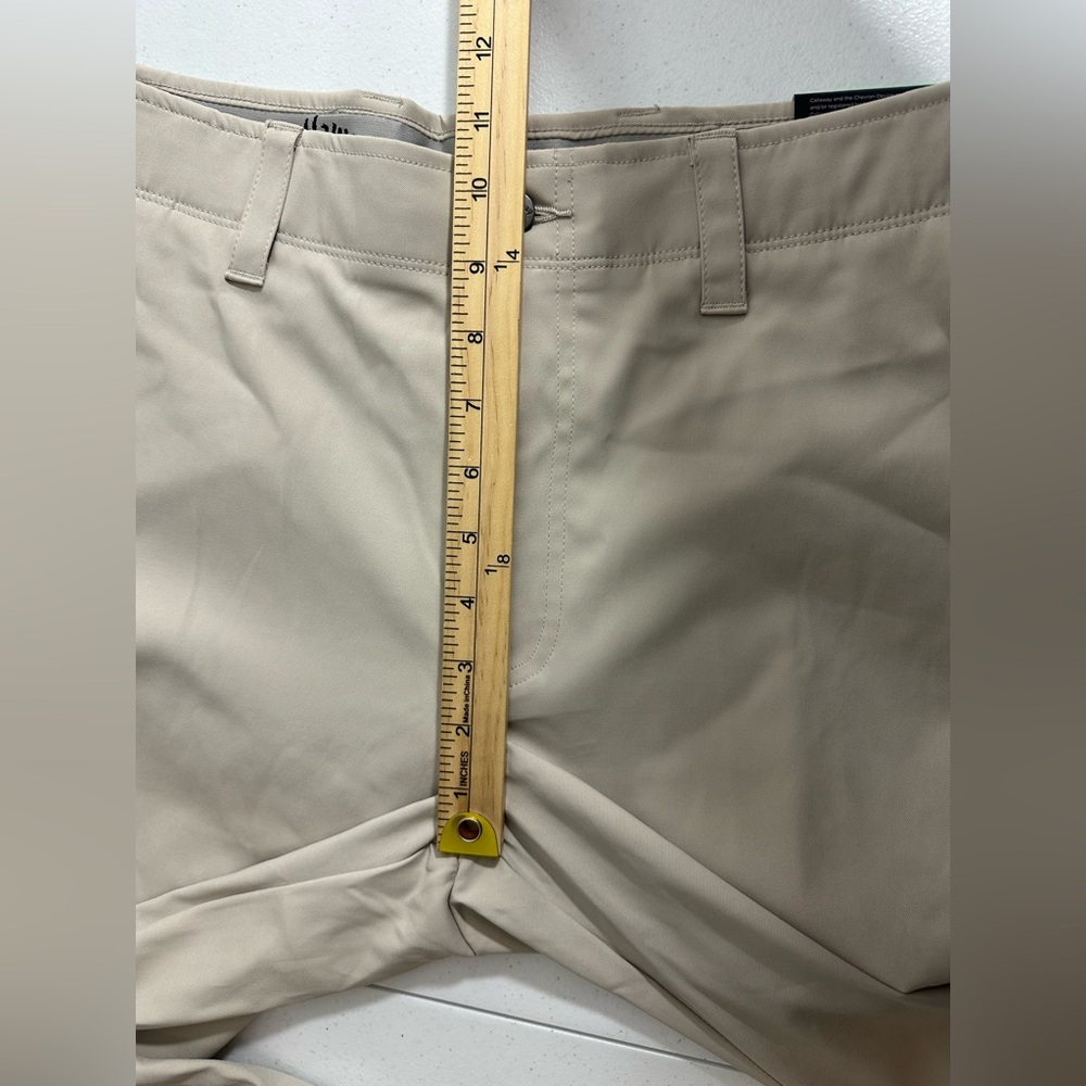NEW Callaway Men’s Beige Golf Pants 34x30 Stretch Waistband Casual Straight Leg - Picture 10 of 12